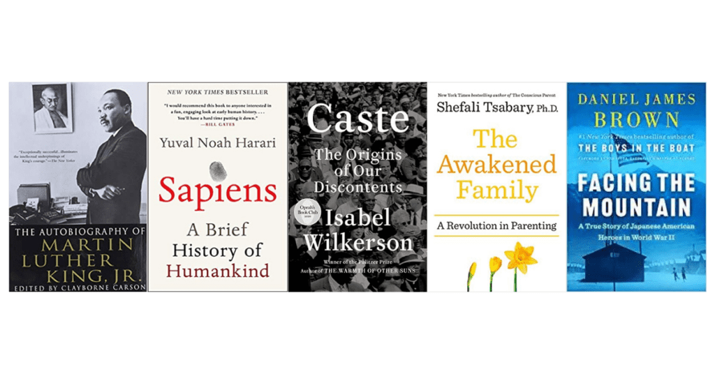 The Five Best Non Fiction Other Books I Read in 2021